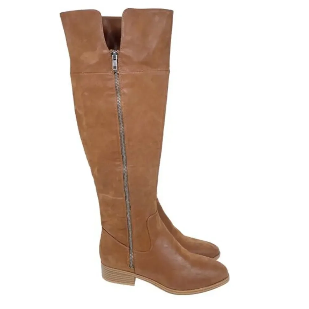 Mia Women's Carsyn Knee High Tall Western Coastal Cowgirl Boots Brown‎ Size 8M